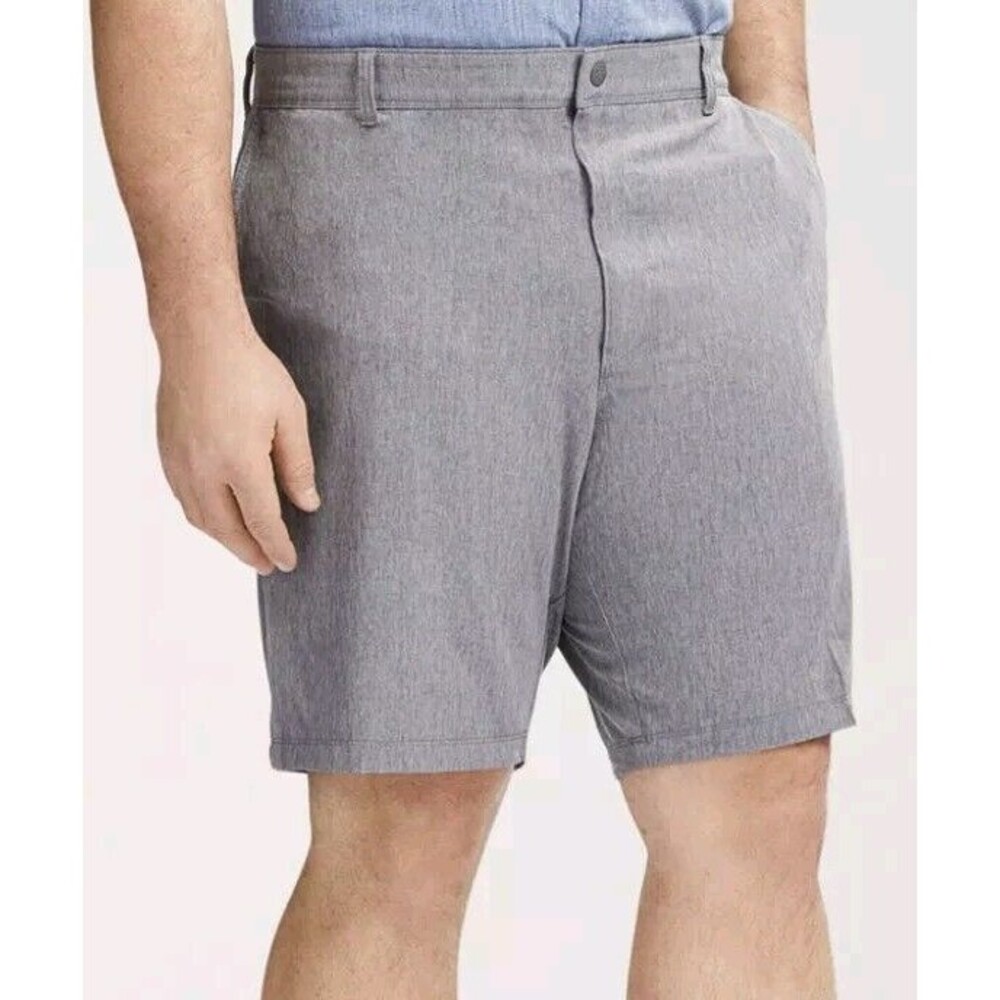 NWT Men's Izod Hybrid Performance Shorts Size 46 - 10.5" Inseam Navy
